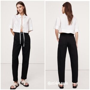 NWT Banana Republic The Weekender Slim Barrel Pant | Black